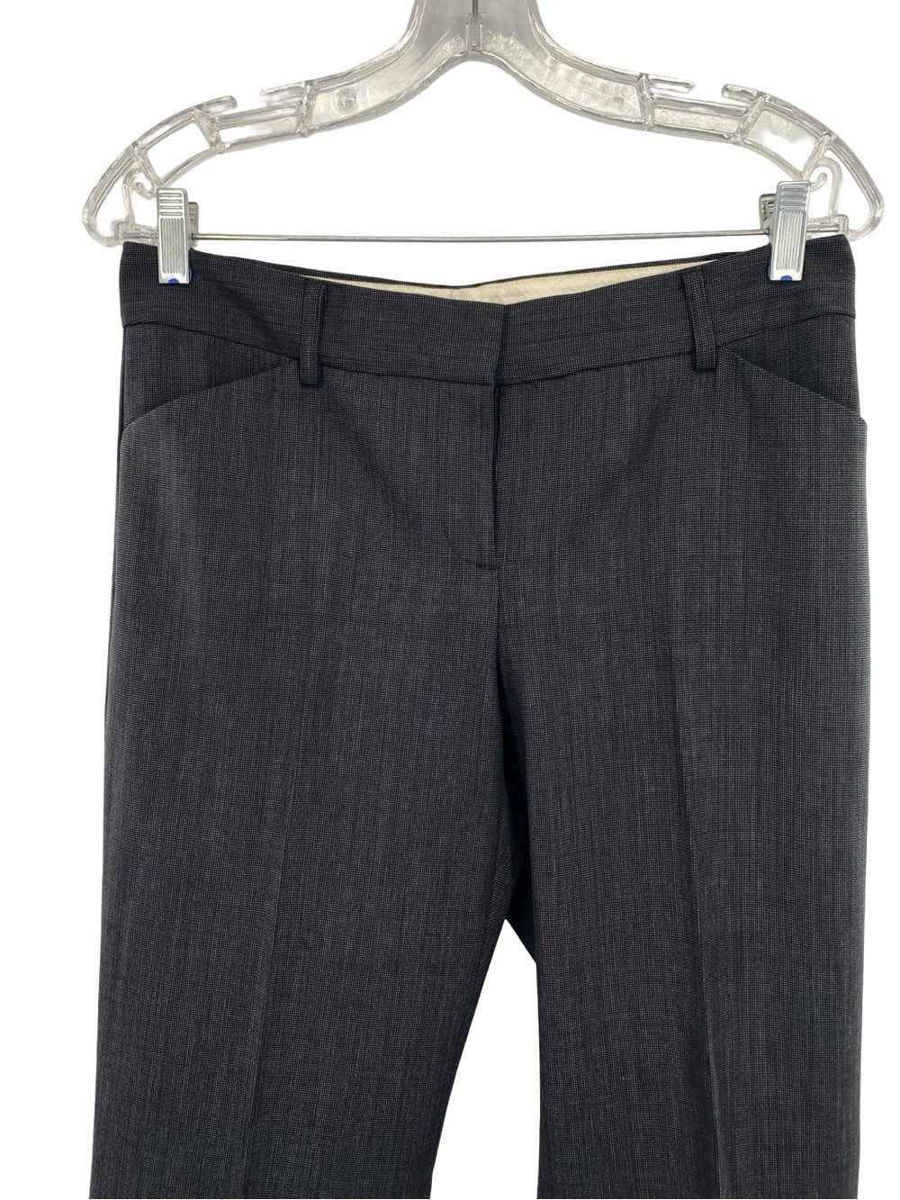 Theory Stretch Wool Straight Full-Length Trousers Dress Pants Size 6 - Picture 2 of 6